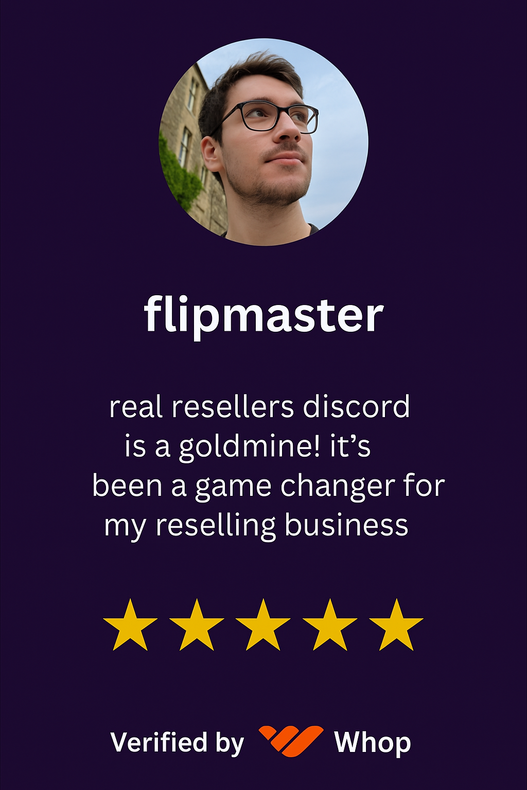 Customer testimonial