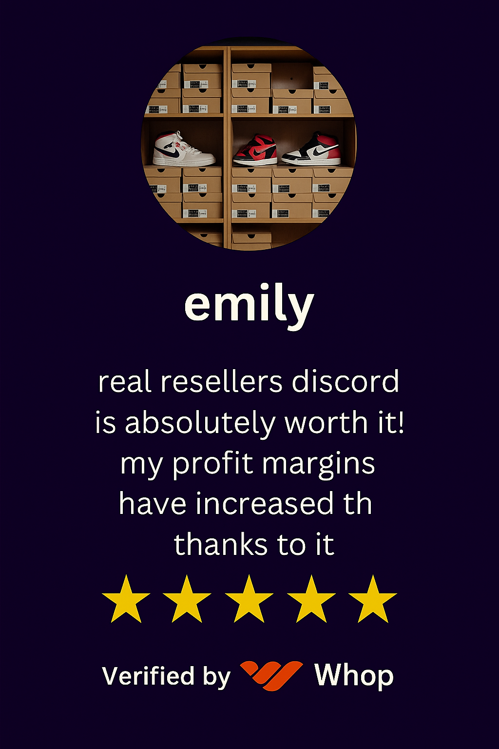 Customer testimonial