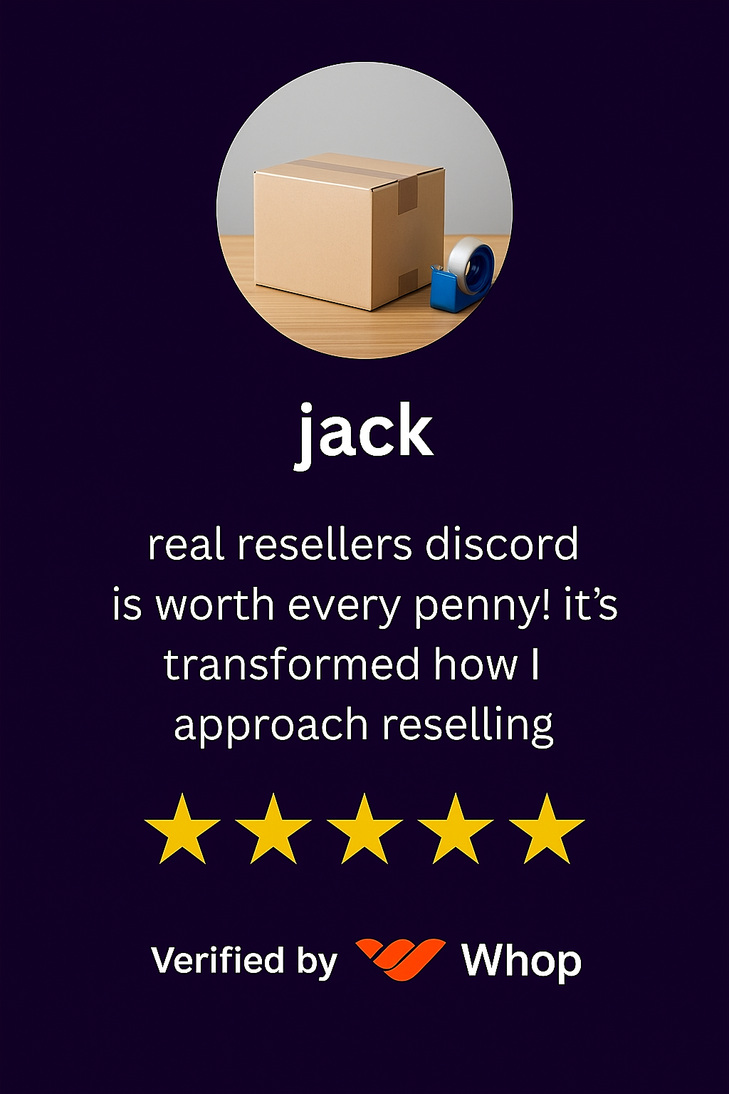 Customer testimonial