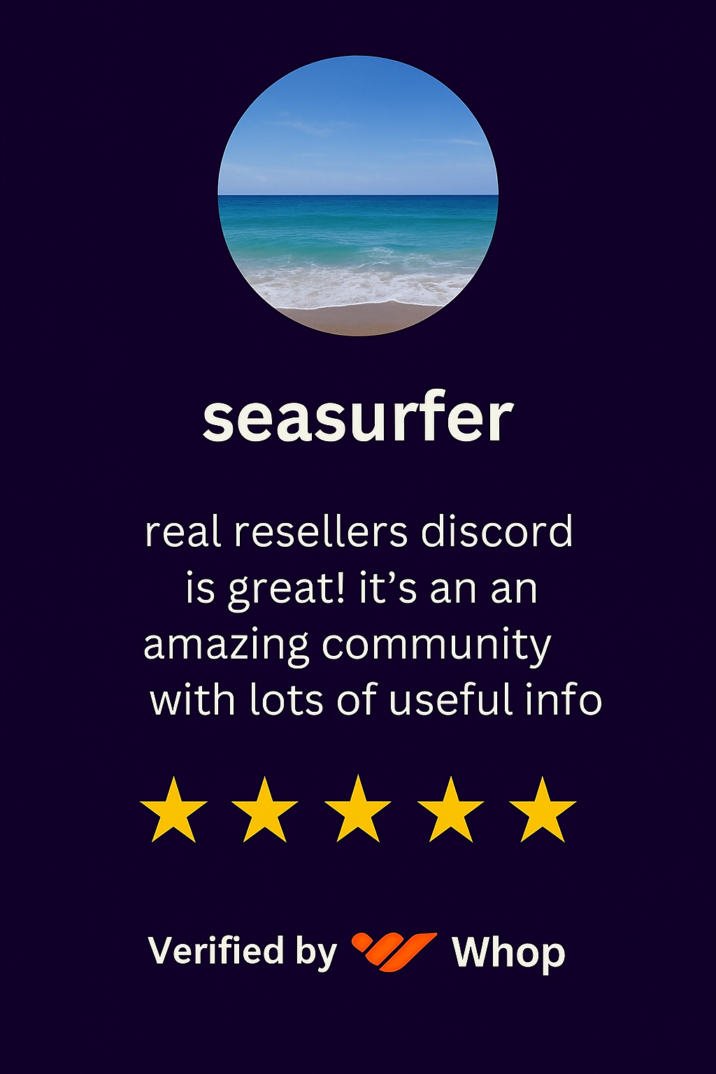 Customer testimonial