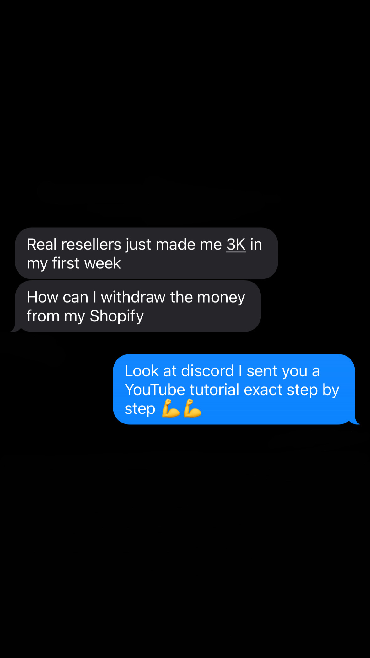 Customer testimonial