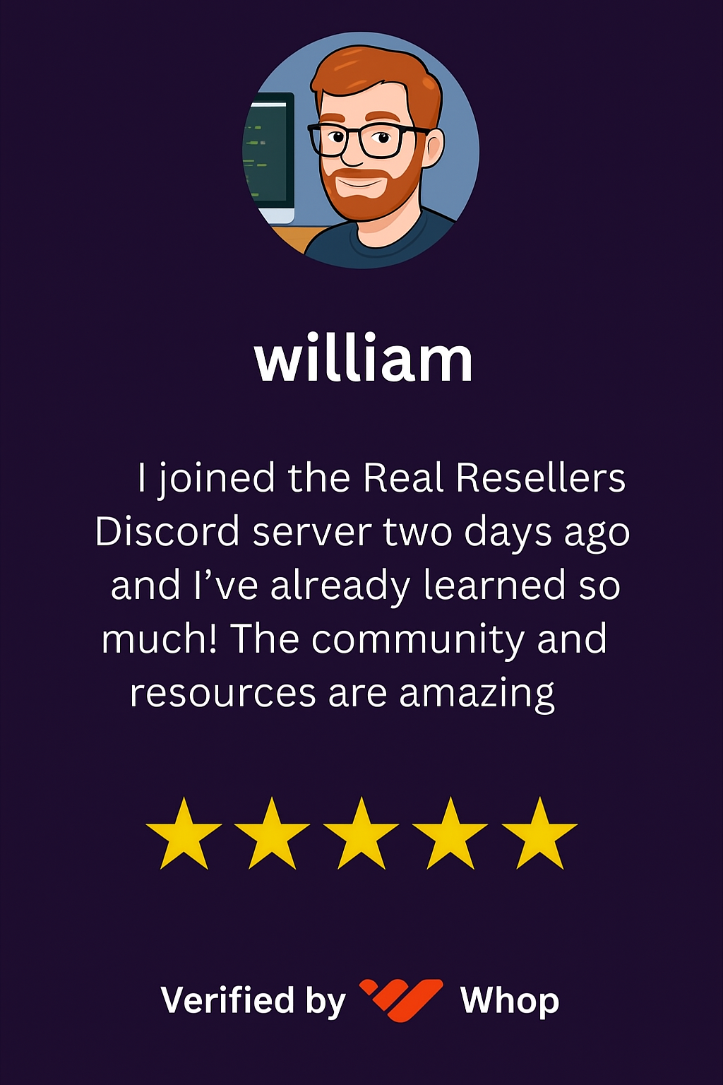 Customer testimonial
